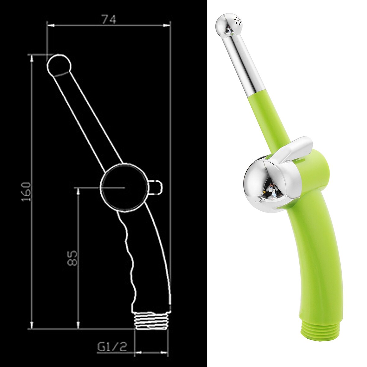 7 Gaten Handheld Aanpassing Traploze Anale Anus Klysma Douche Vaginale Douche Schoner Colon Mondstuk Keramische Spool Duurzaam