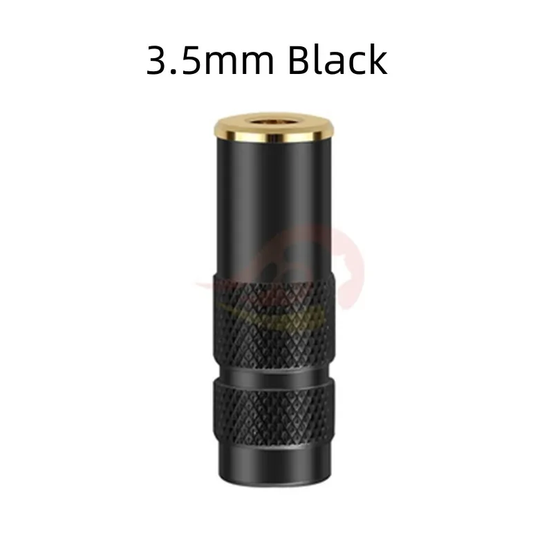 Prise casque Jack femelle 2.5 3.5, 1/8 pouces, 4 pôles, connecteur Audio électronique grand public pour souder, câble d'écouteurs en alliage d'aluminium: YELLOW / Bundle 3