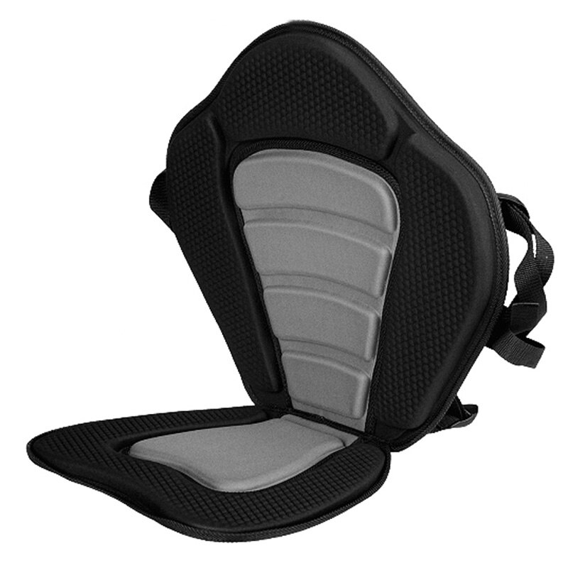 Deluxe Kayak Seat Padded Fishing Boat Seat, Adjustable Boat Seat Cushioned High Back Comfortable Backrest Support