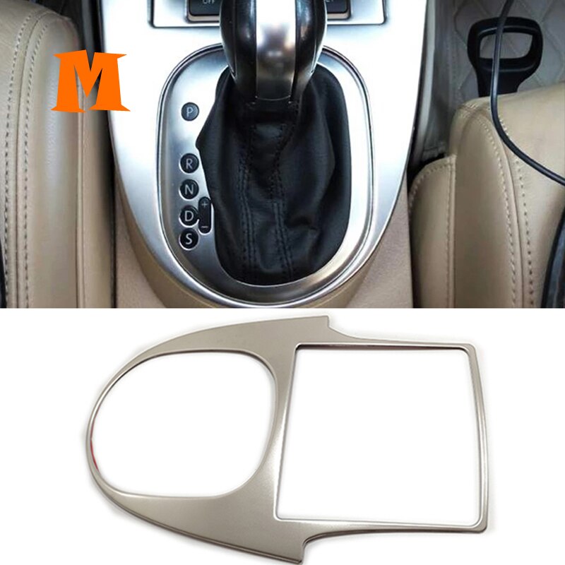 De acero inoxidable para VW Volkswagen Touran 2005-13 14 coche apoyabrazos puerta interior protector de cuencos moldura de cubierta de Marco ACCESORIOS 4 Uds: Gear shift panel