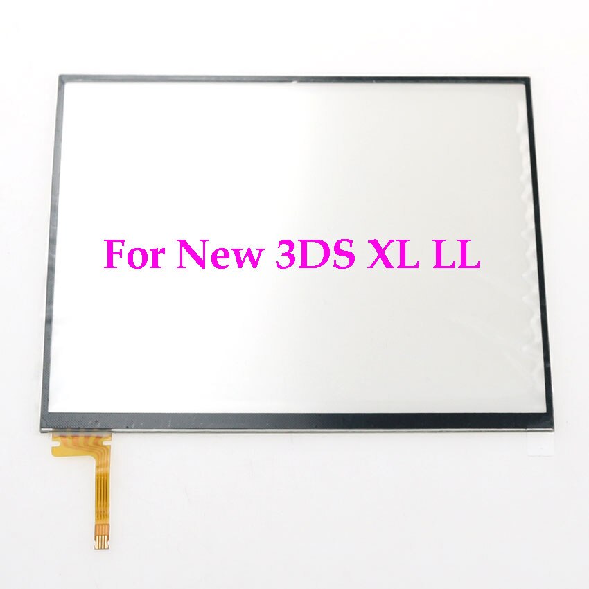 Uds Digitalizador de pantalla táctil Pantalla de Cristal Panel táctil de reemplazo para Nintendo DS Lite NDSL NDSi XL 3DS XL: For New 3DS XL LL