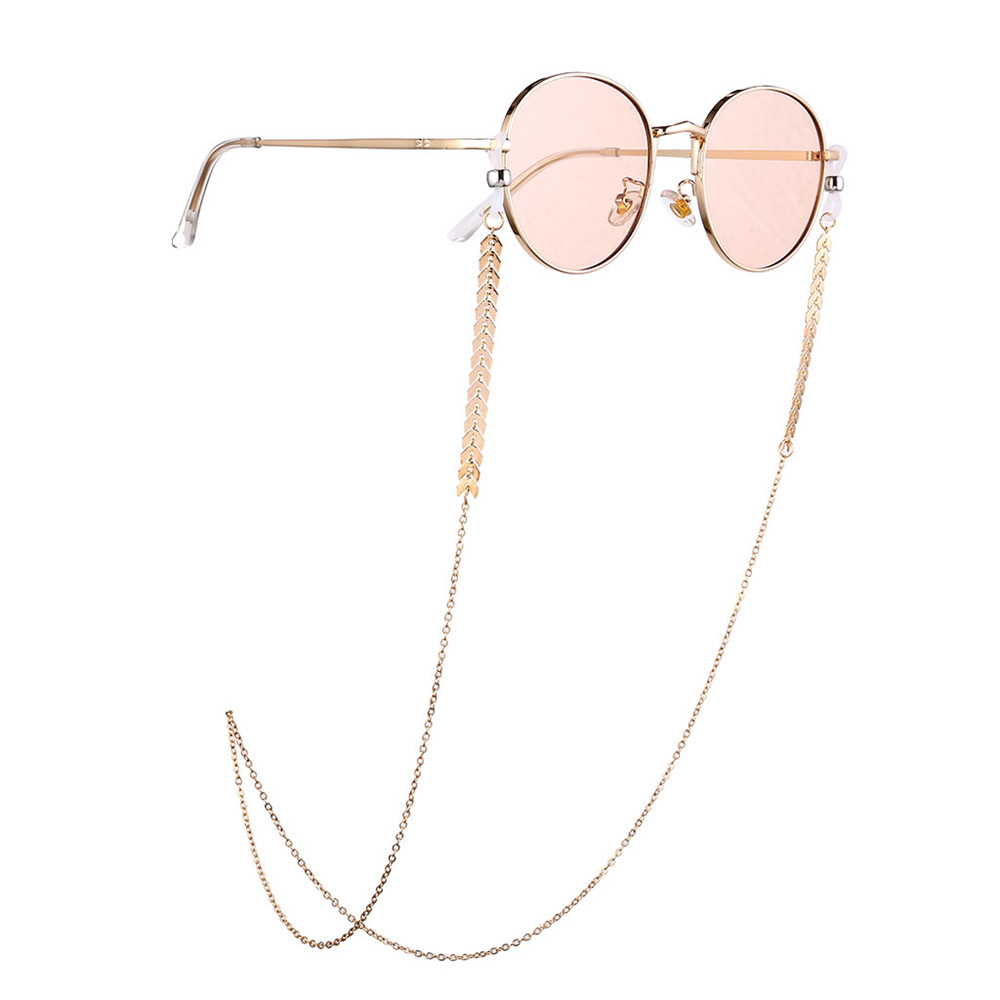 1PC Women Pearls Sunglasses Chains Gold Eyeglasses Chains Sunglasses Holder Necklace Eyewear Retainer Accessories