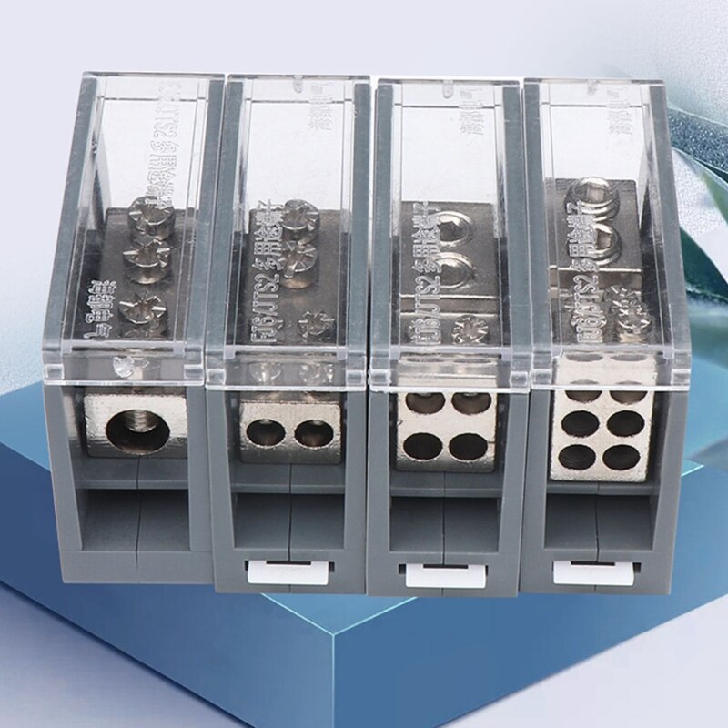 Multi-purpose Din Rail Terminal Block 1 in Multiple out Universal Power Junction Box Wire Connector for Circuit Breaker Y5GB