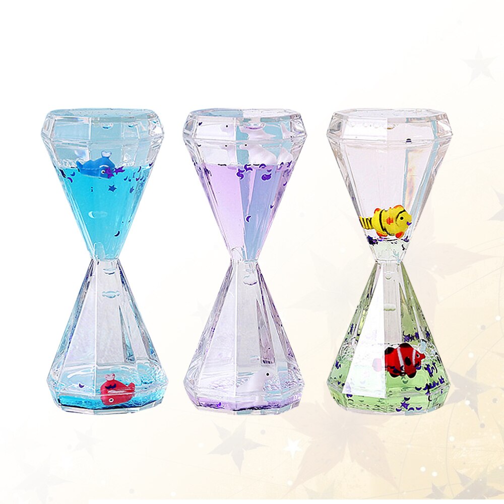 3 pcs Liquid Motion Bubble Desktop Timer for Home