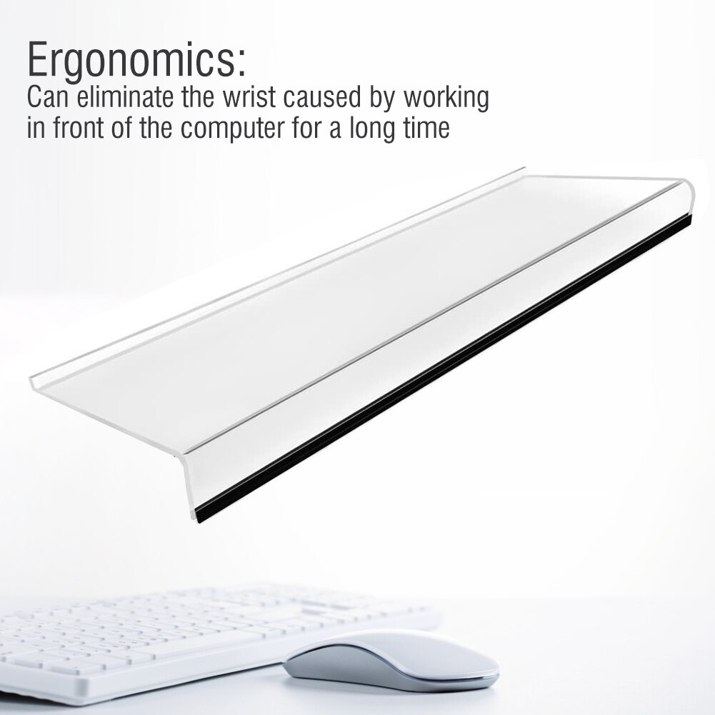 Advanced Tilt Computer Keyboard Rack for Office Acrylic Keyboard Bracket High Transparency Practical Plastic Bracket