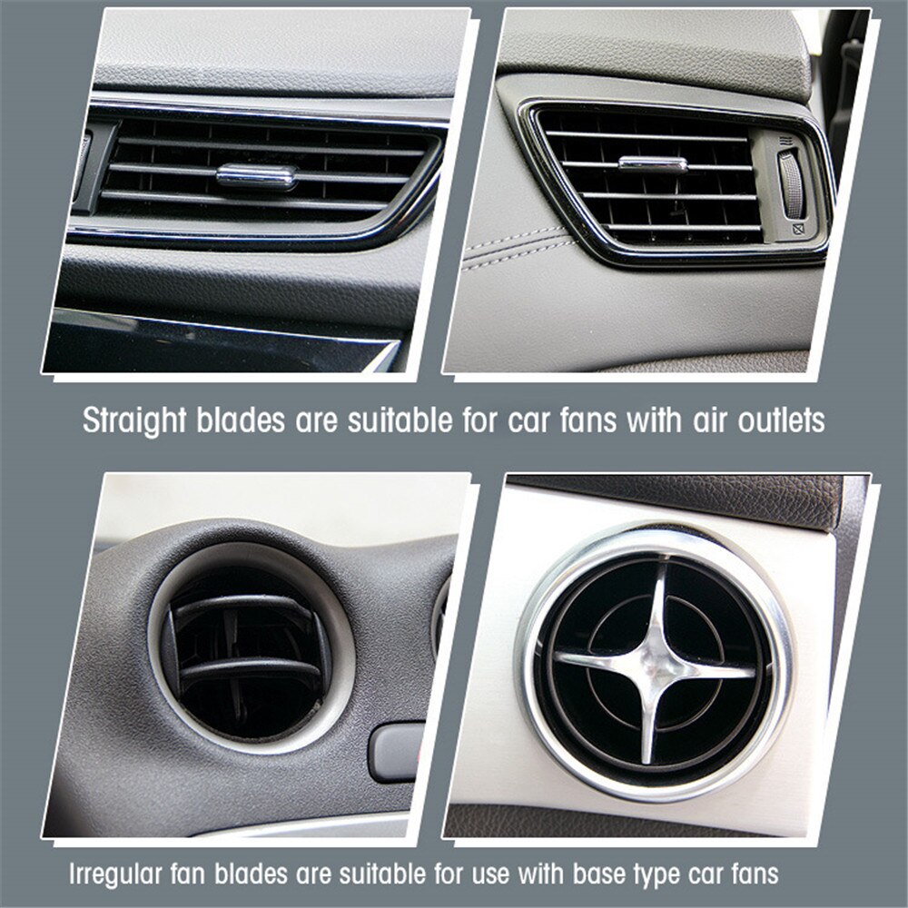 Kleine Ventilator Auto Elektrische Fans Auto Multifunctionele Elektrische Ventilator Auto Air Outlet Center Console Wind Power Uitbreiding Usb Mini Fans