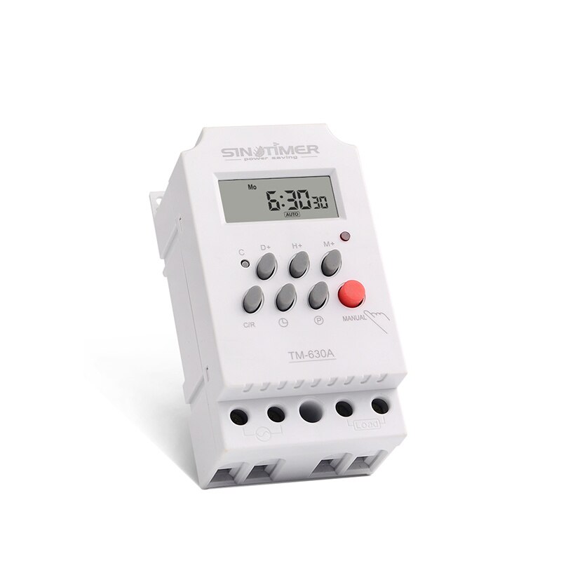 TM630A 12V DC Input 7 Days Programmable 24hrs Time Relay Output Load High Power 30A Timer Switch Relay Timer 12V Shower Timer