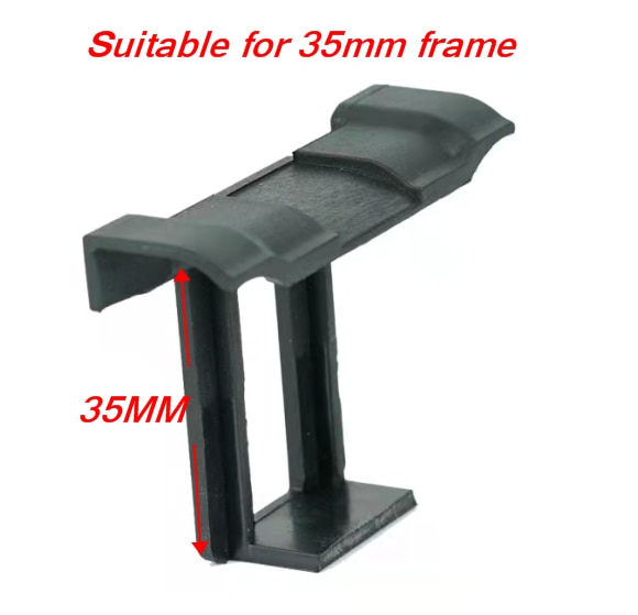 Clip pour panneaux photovoltaïques, 60 pièces, évacuation automatique de l&#39;eau, élimine la poussière d&#39;eau stationnaire, pour panneau solaire, épaisseur du cadre 35mm 40mm: Frame 35mm