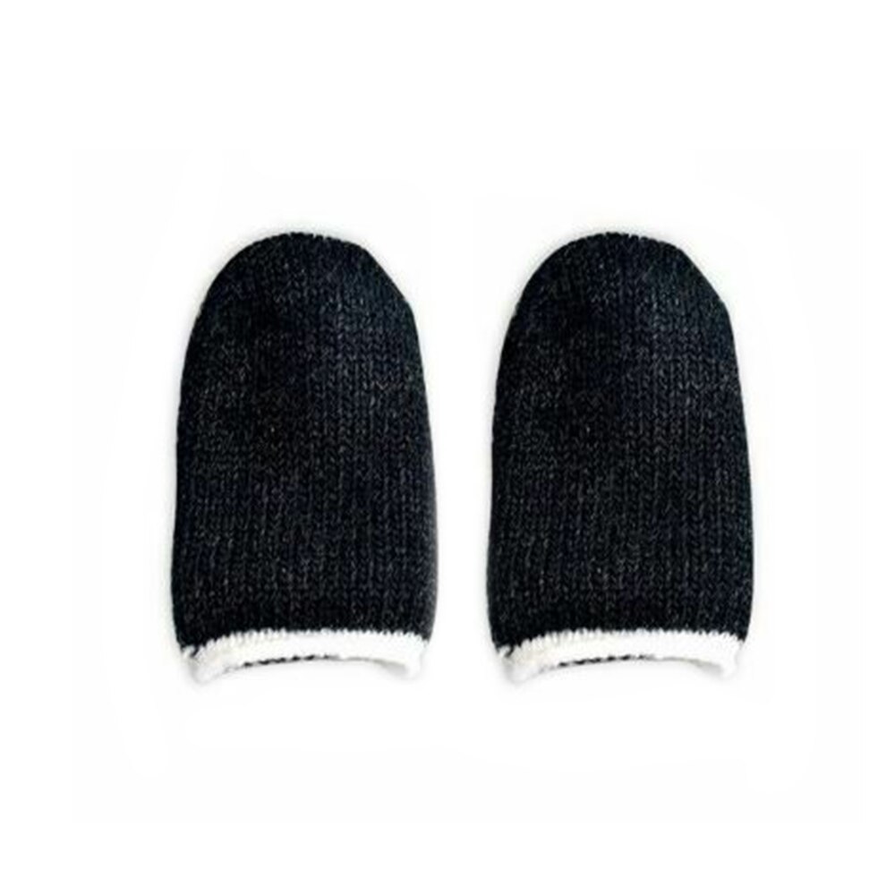 Funda de nailon para control de juegos, protector de dedos transpirable, resistente al sudor, para dedos, antiarañazos, sensible al tacto para Móvil, 1 par