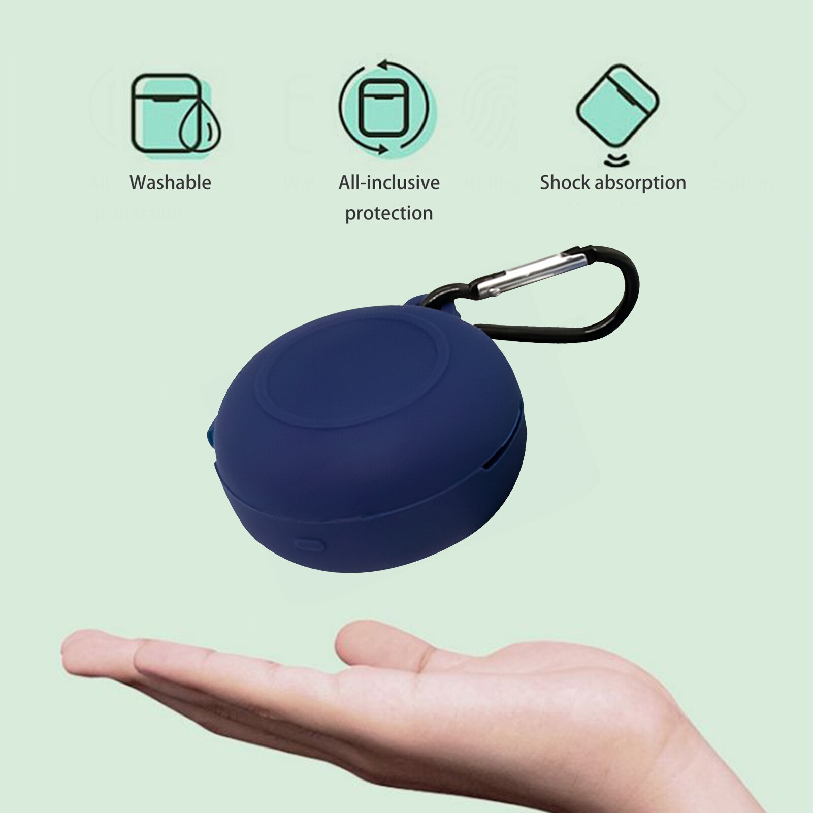 Effen Kleur Beschermhoes Bluetooth Headset Beschermhoes Voor Lg Tone Gratis FN7 Siliconen Draadloze Oortelefoon Cover Met Haak