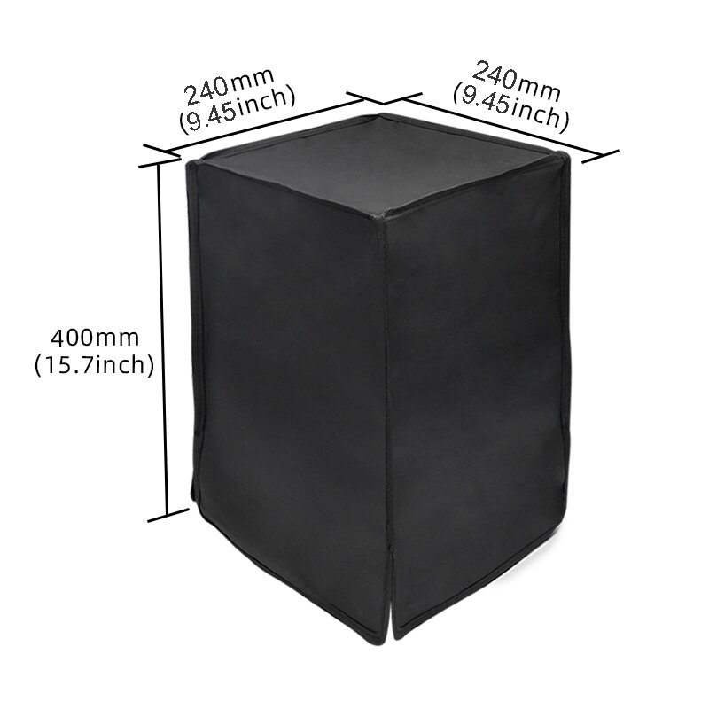 Zwarte 3D Printer Blackout Cover Behuizing Bescherming Tegen Zonlicht Dust Dirt Spill Pvc Gelamineerd Polyester Opslag Mouw