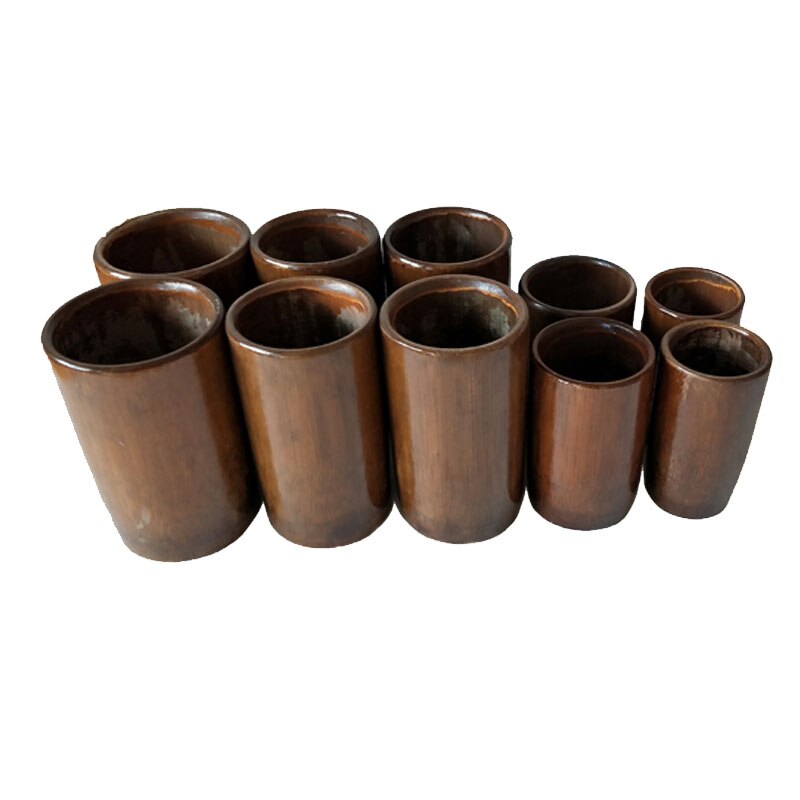 Carbonized Bamboo cupping kit, Cupping Therapy Set: 10 Cups