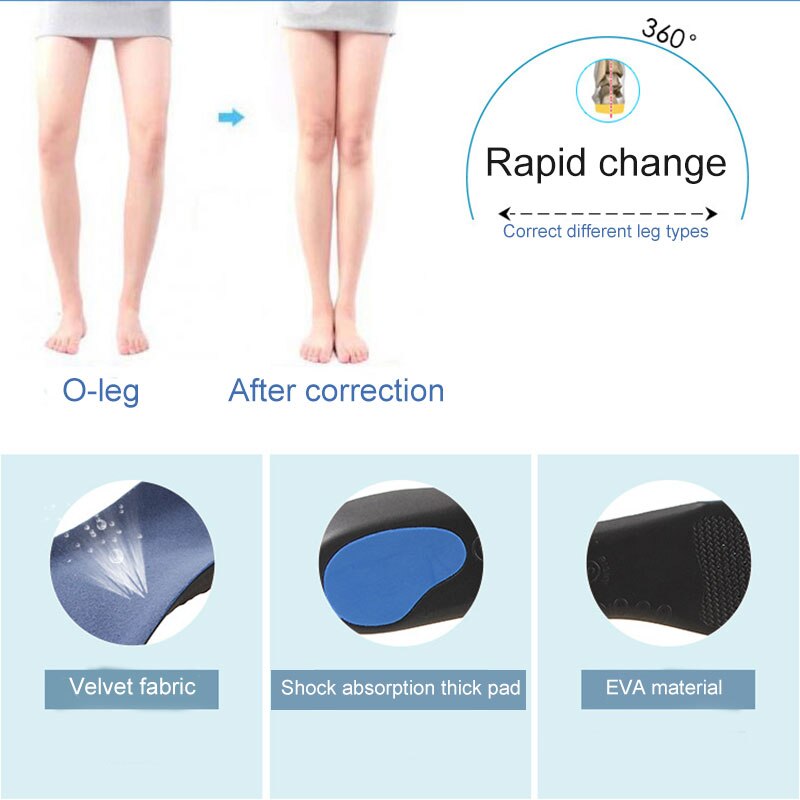 Newly Men Women Flat Foot Correction Insoles Health Sole Pad Feet Care Insoles Shoes Arch Support Cushion S66