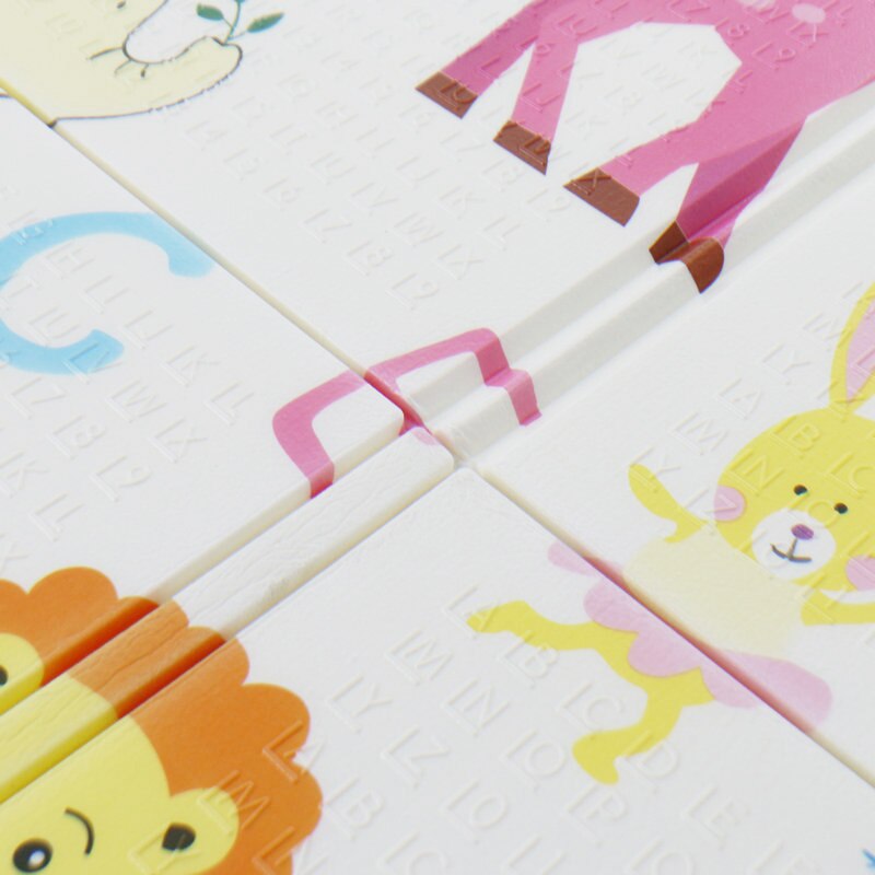 Random pattern Clearance Cartoon Foam Floor Pad Picnic Camping Tent Mat XPe Folding Baby Creeping Mat Padded