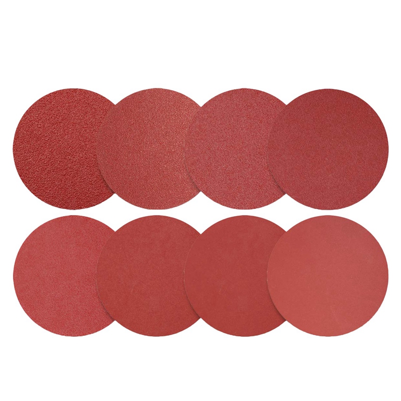 100Pcs 6-Inch Sanding Discs, Self Adhesive Back, Assorted Sandpaper 80 Grits: Default Title