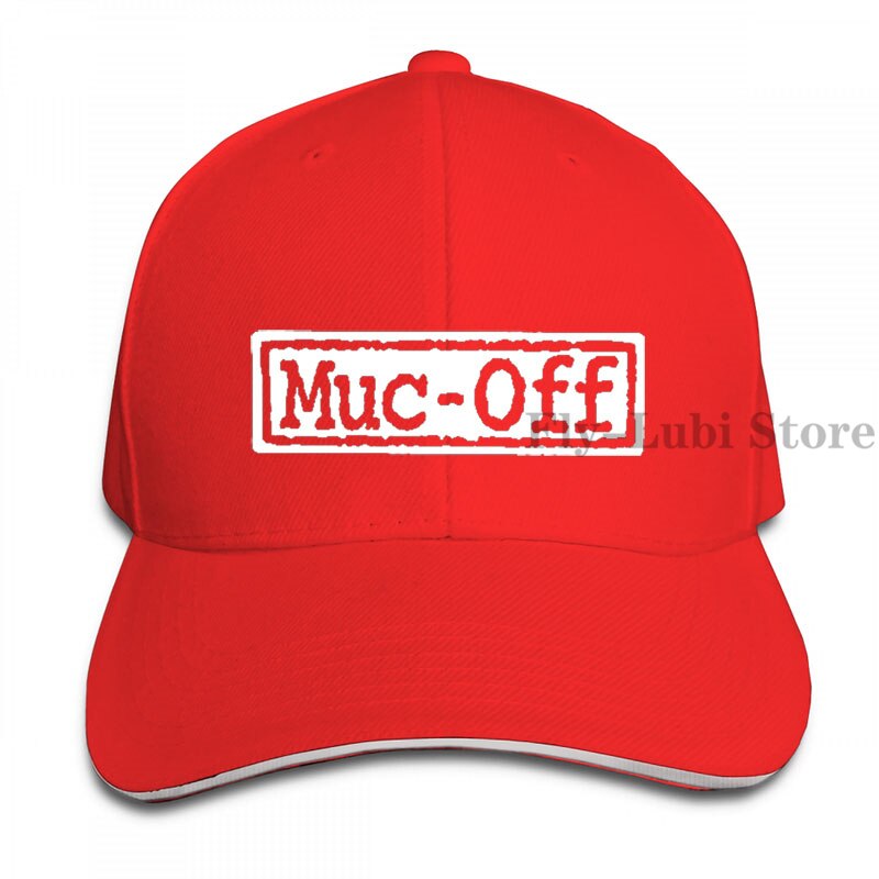 Muc-Off Cycling Baseball cap men women Trucker Hats adjustable cap: 1-Red