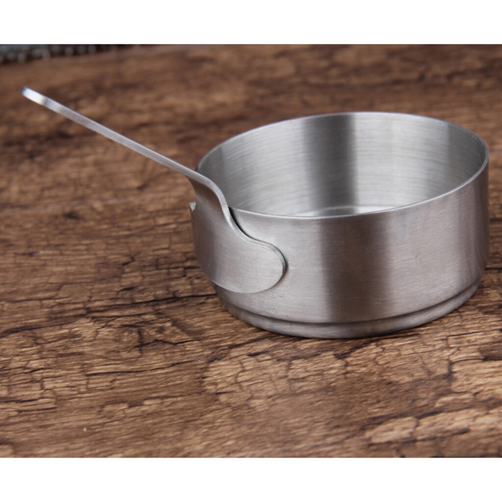 50ml 100ml Milk Pan Stainless Steel Non-Stick Pot Saucepan Coffee Warmer: 50ml