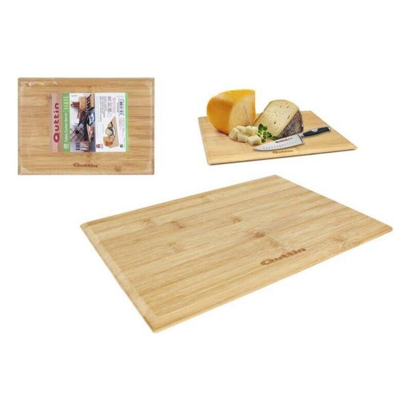 Tabla de Cocina Quttin Bambú Natural (28 x 20 x 1 cm)