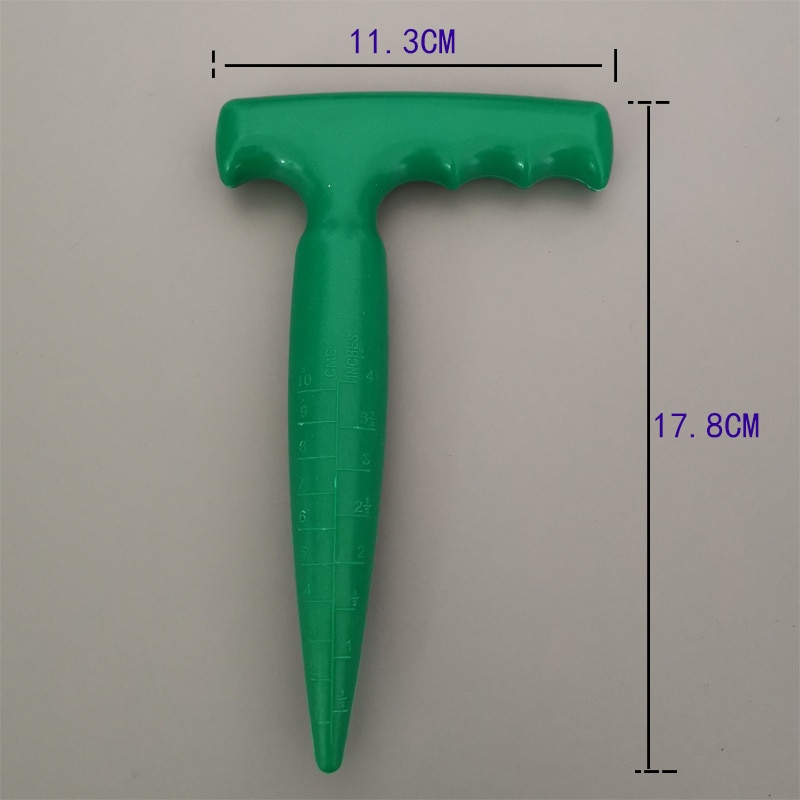 1Pc Plastic Perforator Tuin Bonsai Bloem Planten Wieden Graven Zaailing Tool Kit Utility Plantenbakken Transplanteren Apparaat