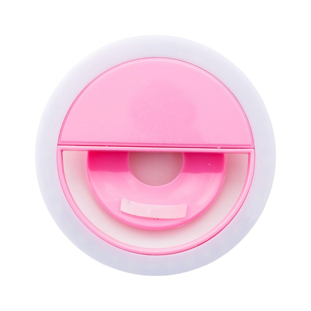 Wiederaufladbares handy-fülllicht, rundes selfie-licht, usb-selfie-ring, led-schönheitsring-fülllicht für handylinsen