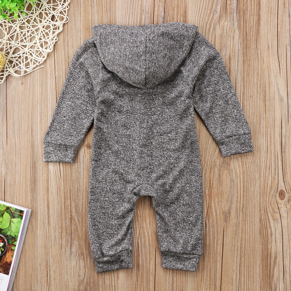 Pasgeboren Baby Jongen Meisje Hooded Romper