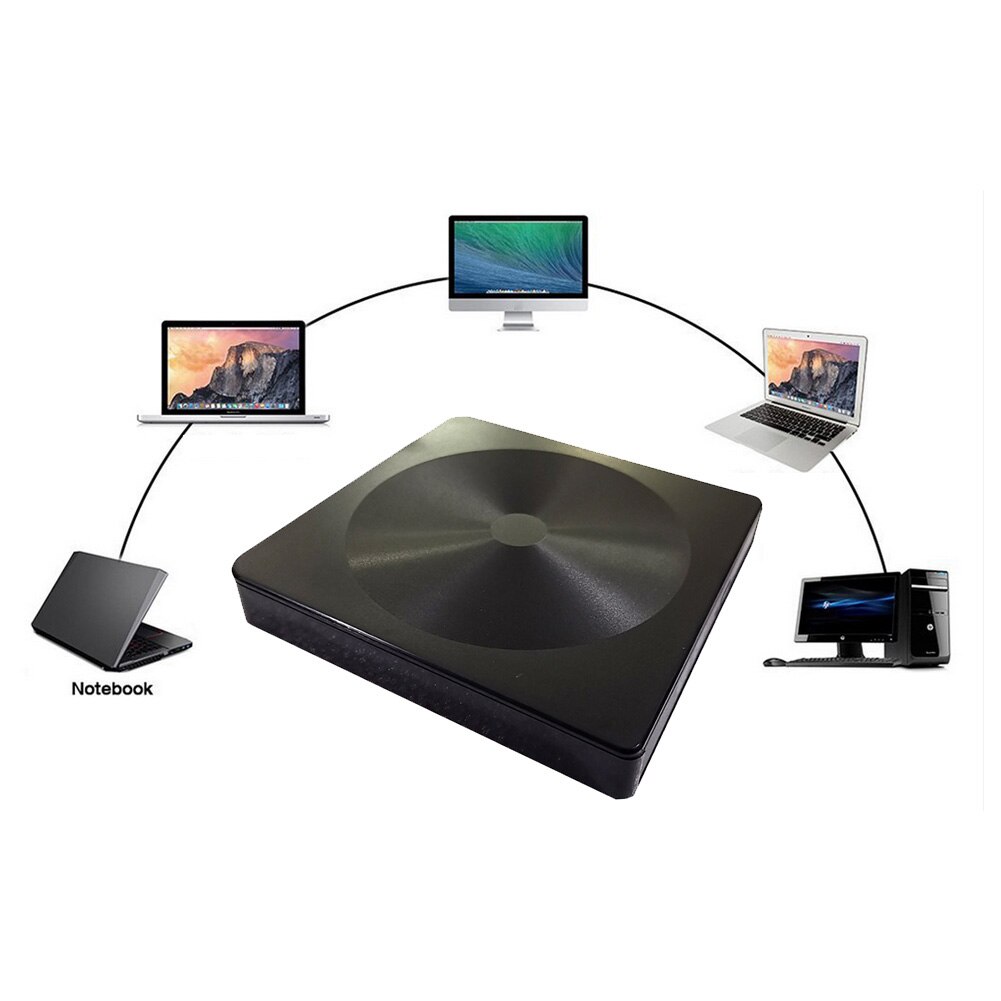 Universal USB 3.0 External DVD / CD / VCD B urner RW SVCD Drive Player Mac / PC / Apple Laptop / OS / Windows CD Drive