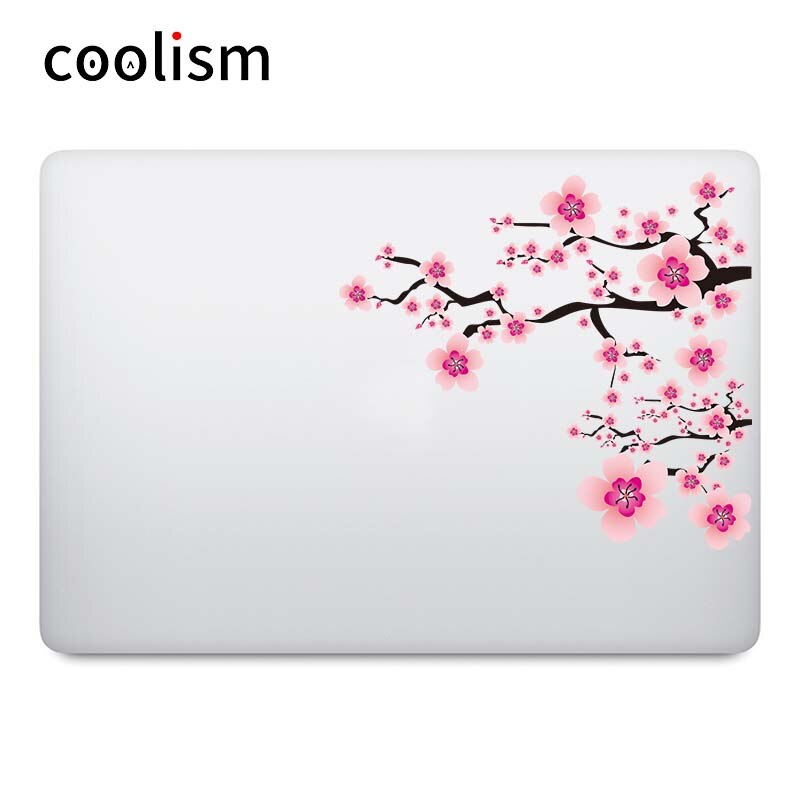 Rosa sakura blomma laptop klistermärke för macbook dekal pro air retina 11 12 13 14 15 tum hp mac book mi notebook ipad hud klistermärke