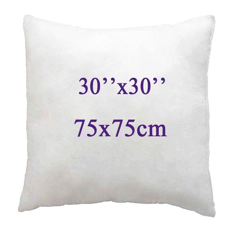 Cojín de relleno interior para el hogar, almohada para el sofá con relleno de algodón, almohada suave para el sofá, con núcleo de insertos de cojín 16/18/20/22/24 pulg.: 75X75cm