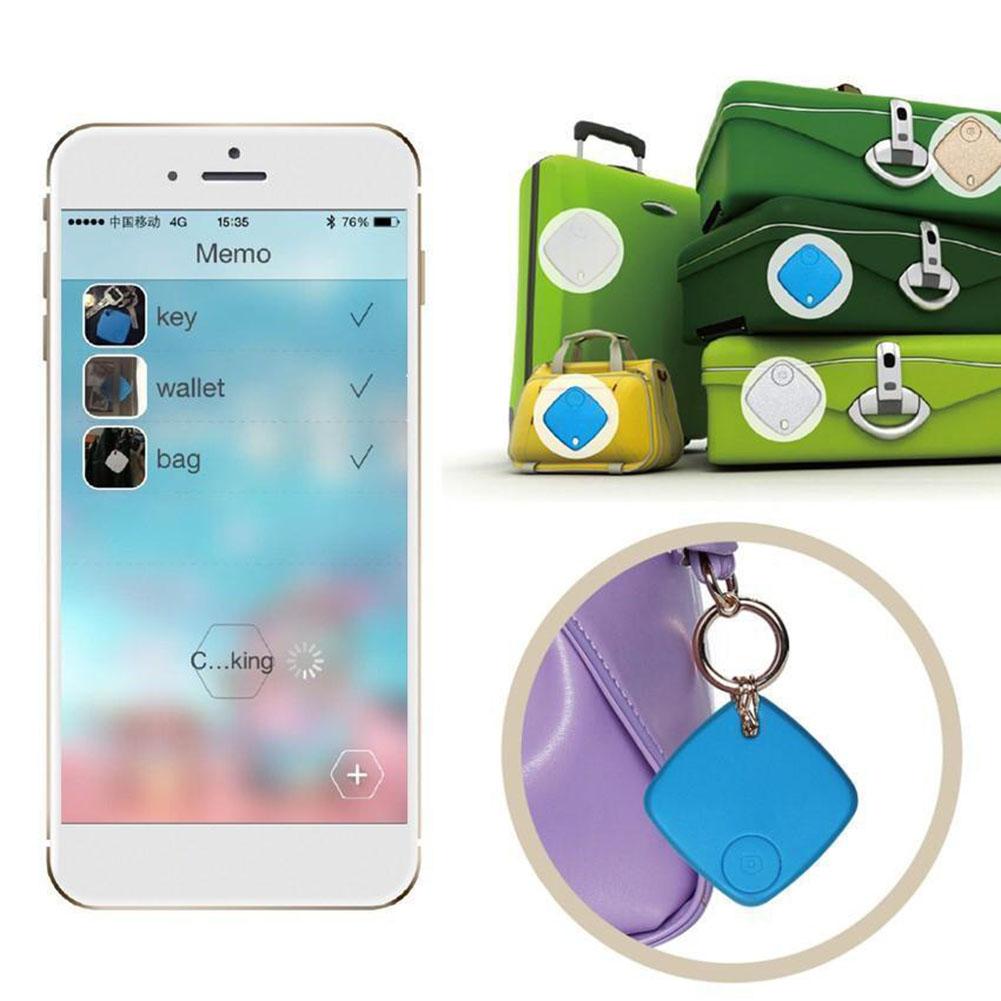 Smart tag trådløs bluetooth tracker børnetaske pung kæledyr nøgle finder gps locator 3 farve anti-tabt alarm påmindelse