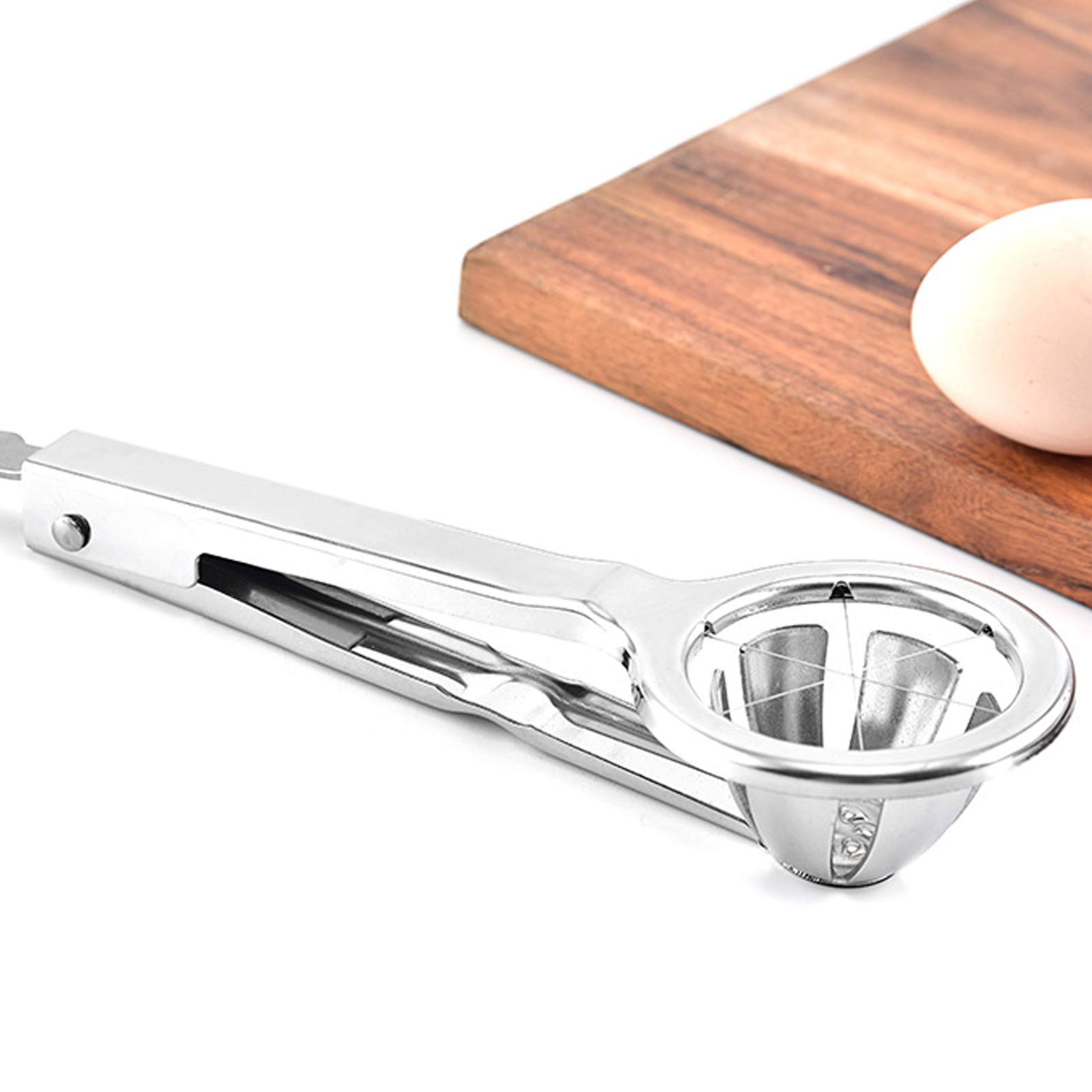 Roestvrij Staal Ei Slicer Wedger Keuken Hardgekookte Eieren Cutter Divider Fancy Split Ei Cut Gereedschap Accessoires Fruit Groente