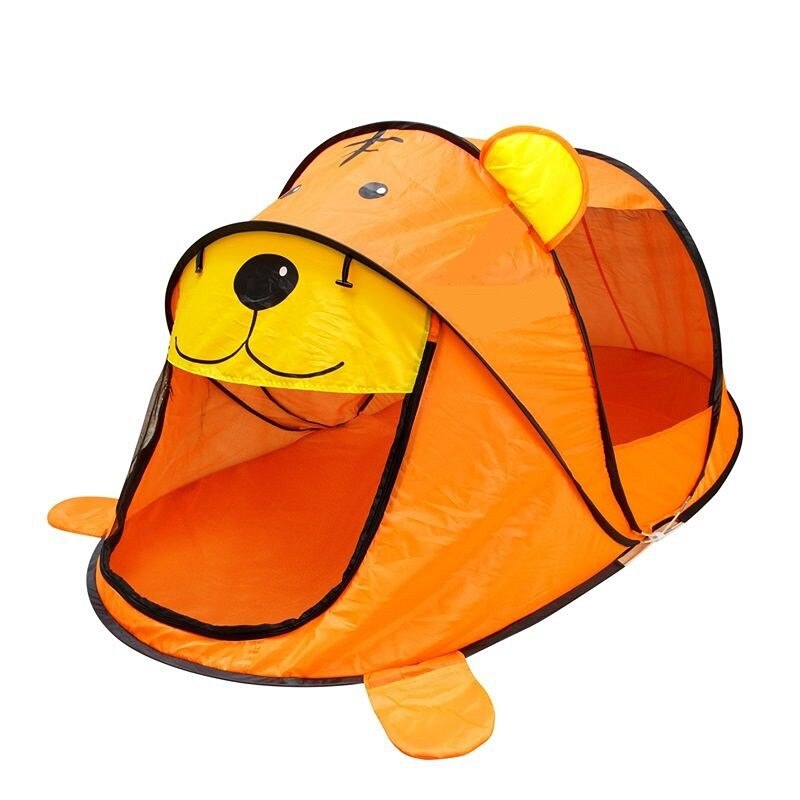 Children Outdoor Tent, Cartoon Bear Tiger Bear Panda Tent Beach Play Game House Play Kids Indoor Outdoor Child Toys Tent: A