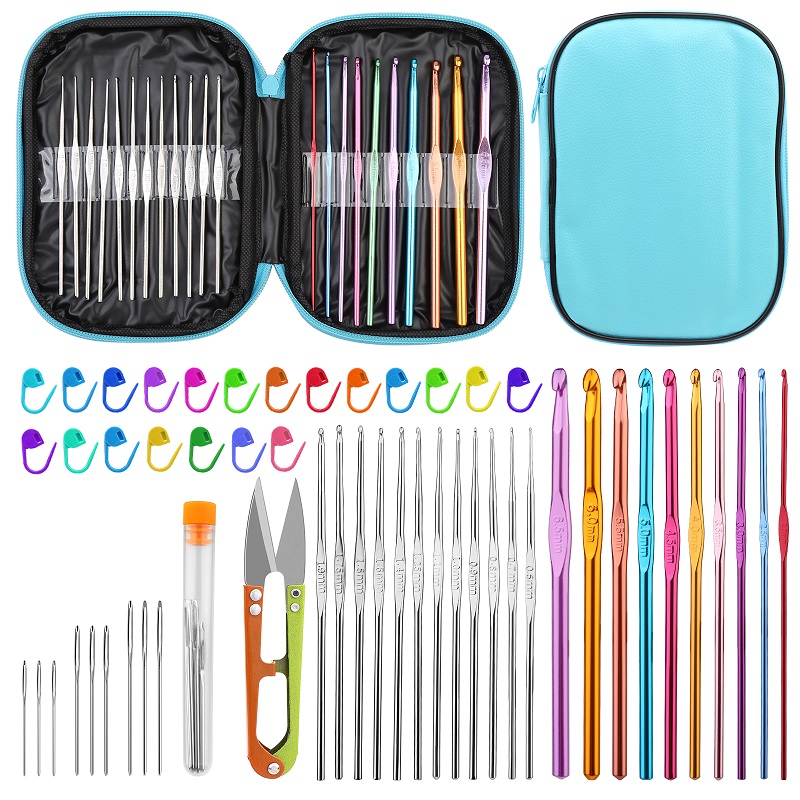 12-delige haaknaaldenset, ergonomische haaknaaldenset voor beginners voor haakaccessoires(#2