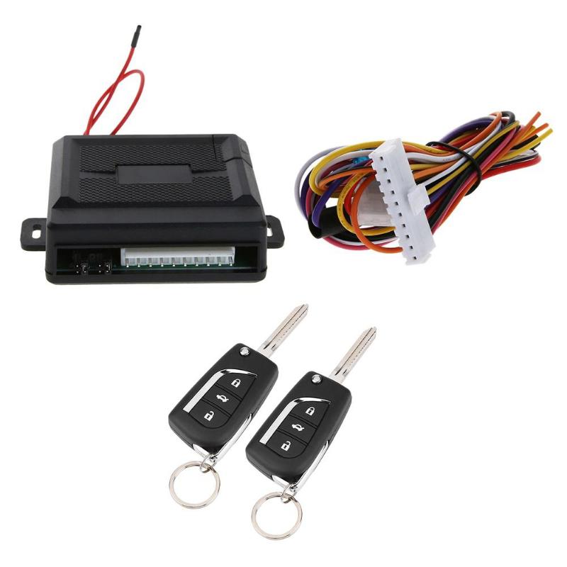 Universal Car Alarm Systems Auto Remote Central Kit Door Lock Keyless Entry System Central Locking with Remote Control