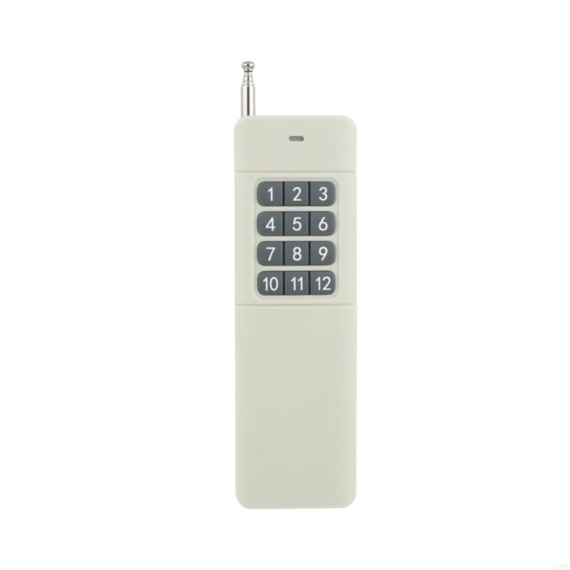 12PC Garage Door Opener Remote 433MHz Garage Door Opener Remote Control 12 Button Switches for Light Switches Garage Door