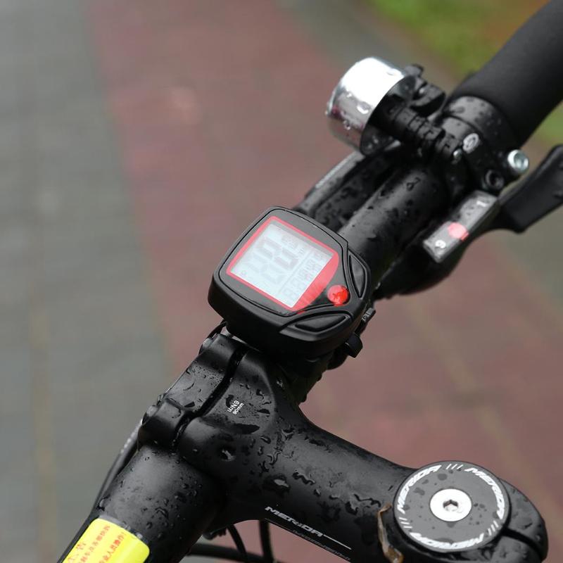 Cykelcomputere gps vandtæt 15 funktion lcd cykel cykel kilometertæller speedometer cykelhastighedsmåler cykel elektronik 1 sæt