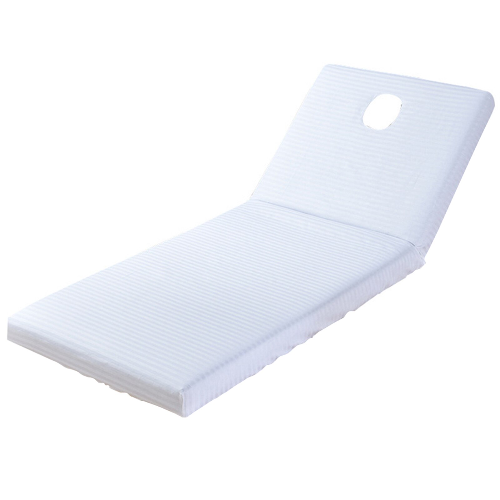 Non Slip With Face Hole Elastic Dustproof Bedding Table Sheet Cotton Blend Spa Salon Massage Bed Cover Soft Full Wrap: White