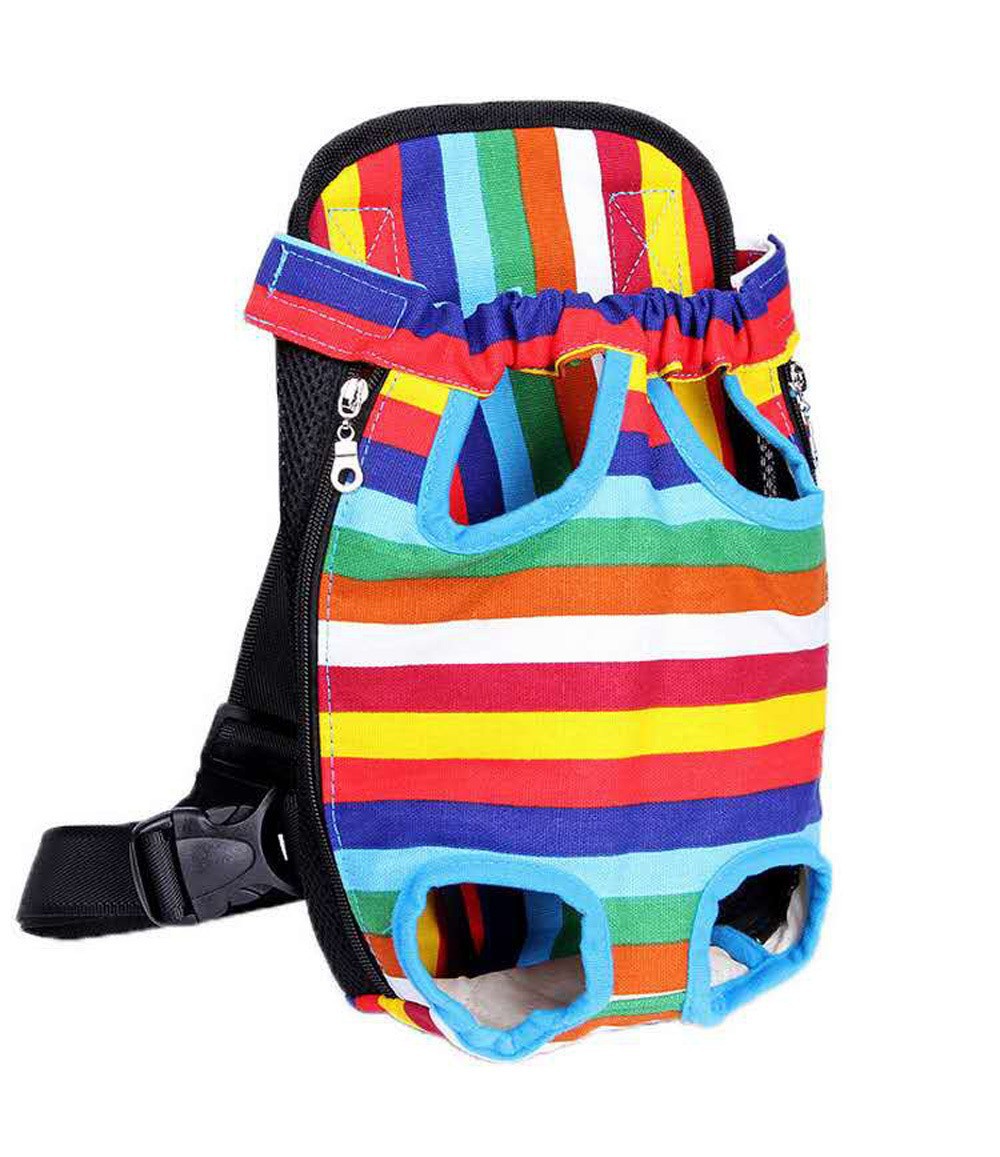 Dog Cat Pets Backpack Hands-Free Pet Travel Bag Double Shoulder Mesh Breathable Pet Dog Carrier Backpack Pet Accessories