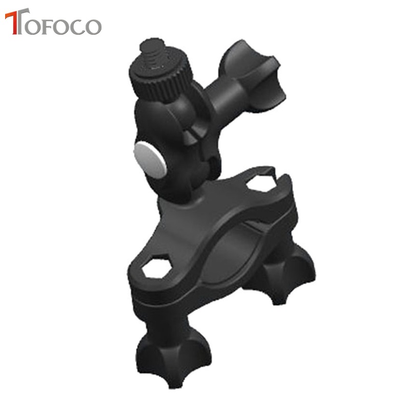 TOFOCO vélo guidon montage 1/4 vis pince support trépied pour caméra DV Gopro