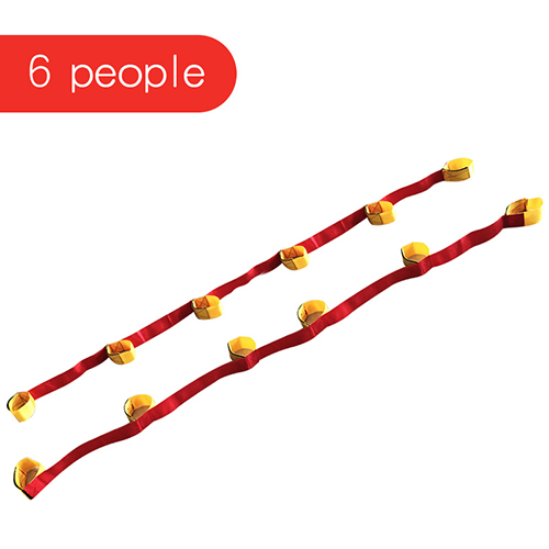 Ruizhi Kooperative Band Wanderer Kinder Schule Spaß Spiele Befestigungs Band Training Requisiten Team Outdoor-aktivitäten Sport Spielzeug RZ1034: 6 people