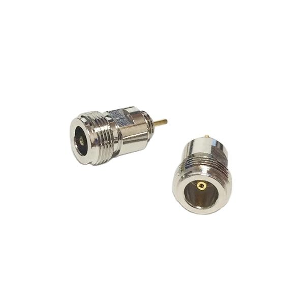 1 stück NEUE N-buchse Jack RF koax Adapter konverter Stecker Lot Post Gerade Verstärker spezieller anschluss Vernickelt