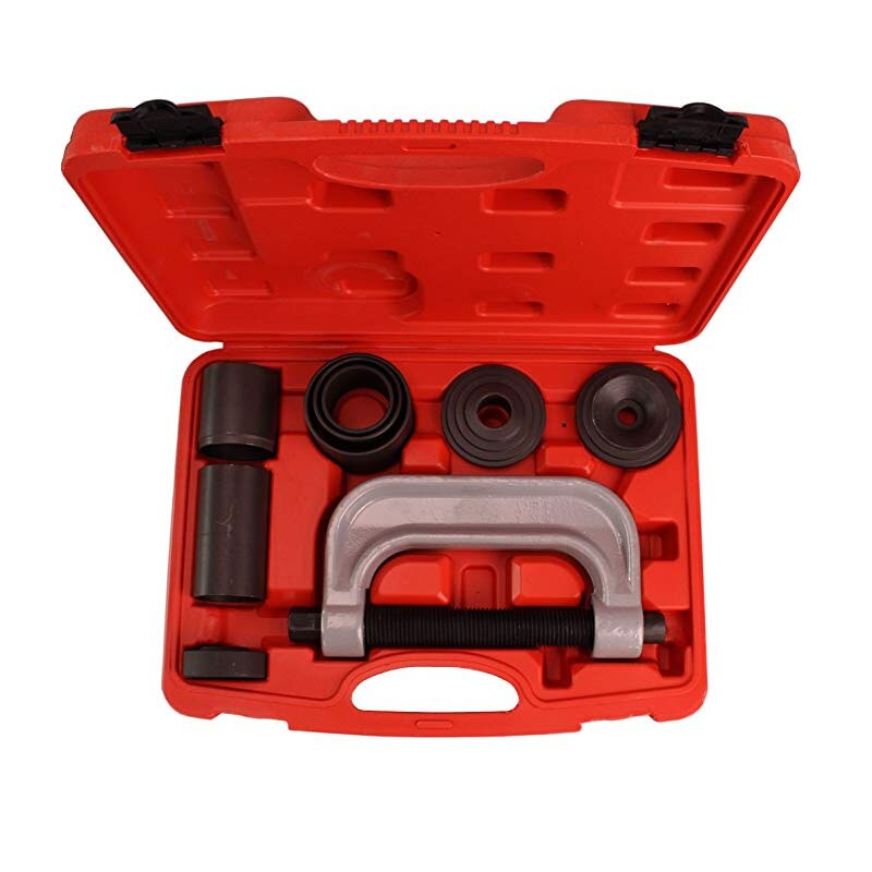 Ball Joint Press Set Ball Joint Tool, Bushing Removal Tool Service Tool Kit with 4-Wheel Drive 4WD Adapter