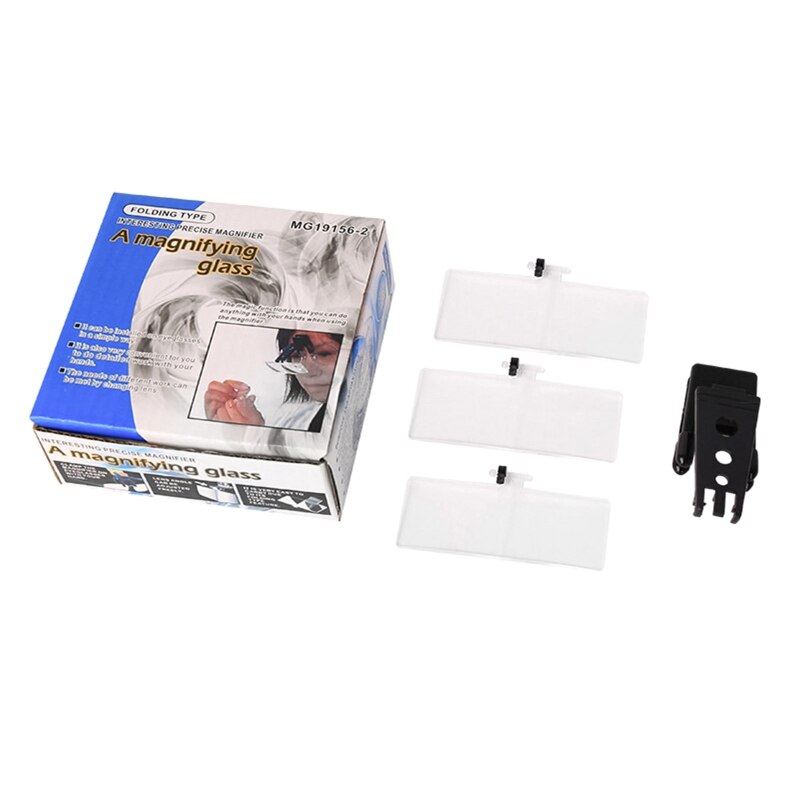 Cap Clip on Magnifying Glass Clip-on Magnifier 1.5x 2.5x 3.5x Flip-Up Glass Compatible with Surgical Laboratory Rapair