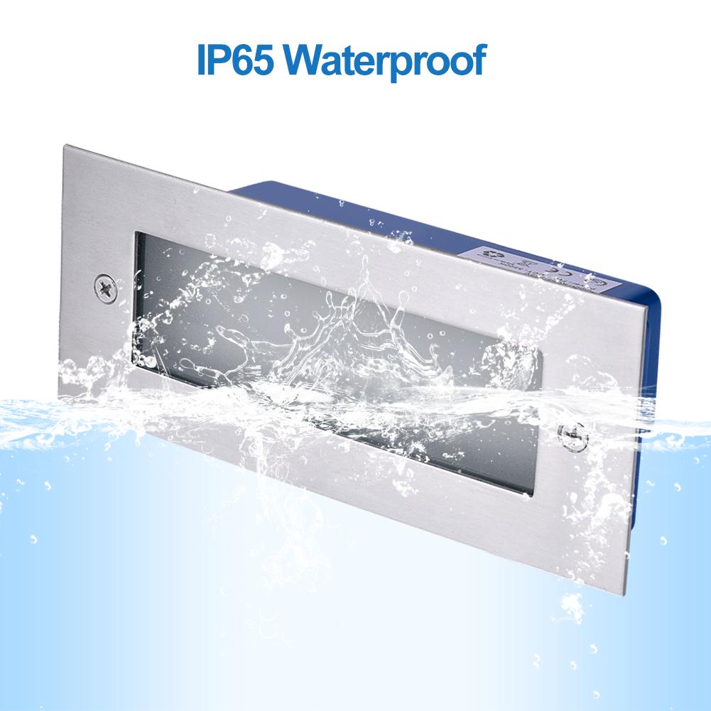 LED Stainless Steel Mini Brick Light Outdoor Garden Recessed Step Wall Lights UK