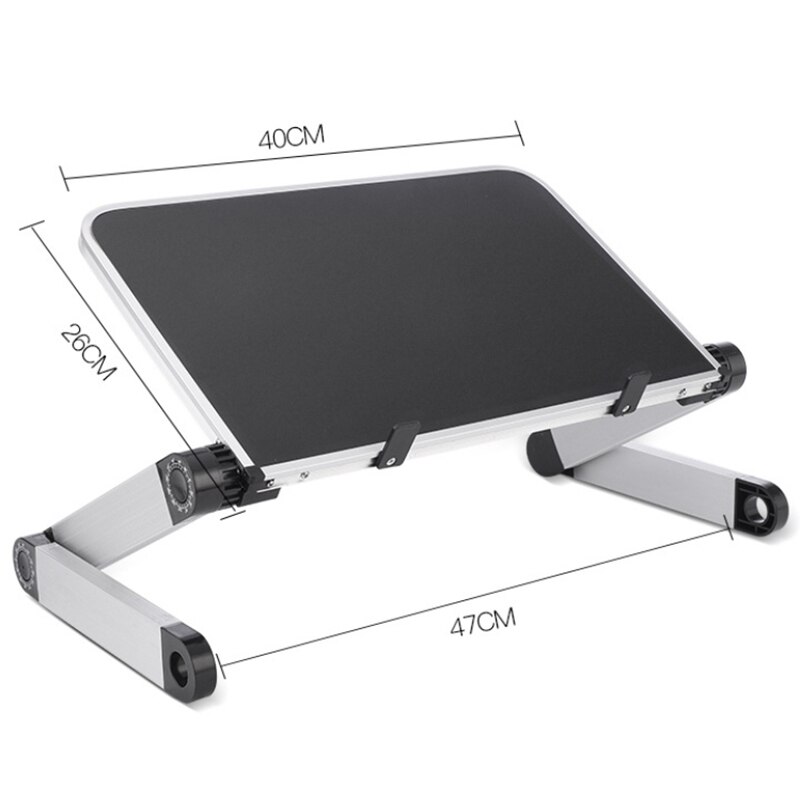 Laptop Portable Foldable Adjustable Laptop Desk Computer Table Stand Tray Notebook Lap PC Folding Desk Table