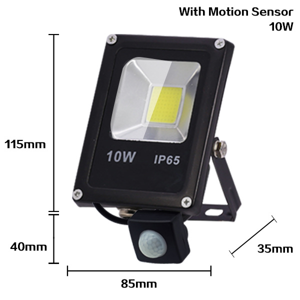 Luz de inundación LED con Sensor de movimiento 50W 30W 10W AC 220V impermeable IP65 reflector lámpara foco Led punto Exterior luz exterior: Beige / Azul / 20 W