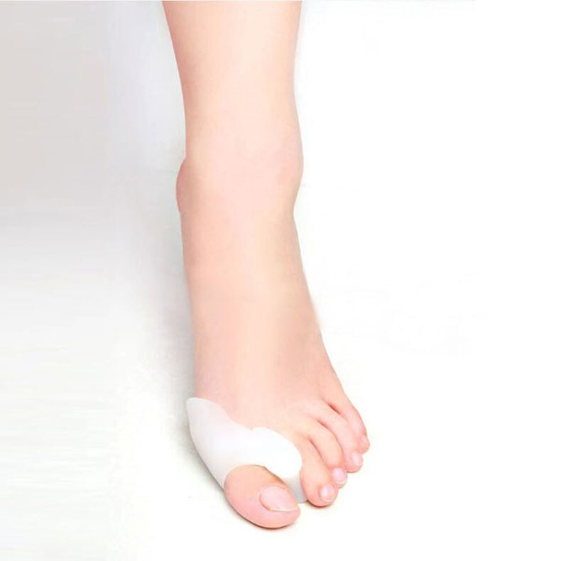 1 Paar Teenseparators Spacer Stijltang Duim Vinger Grote Voeten Apparaat Pad Teen Pads Duim Valgus Corrector Relief Voet Bunion w1