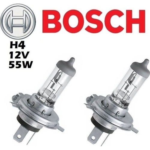 Bosch H4 12V 60/55W Koplamp Lampen 2 Delige Set