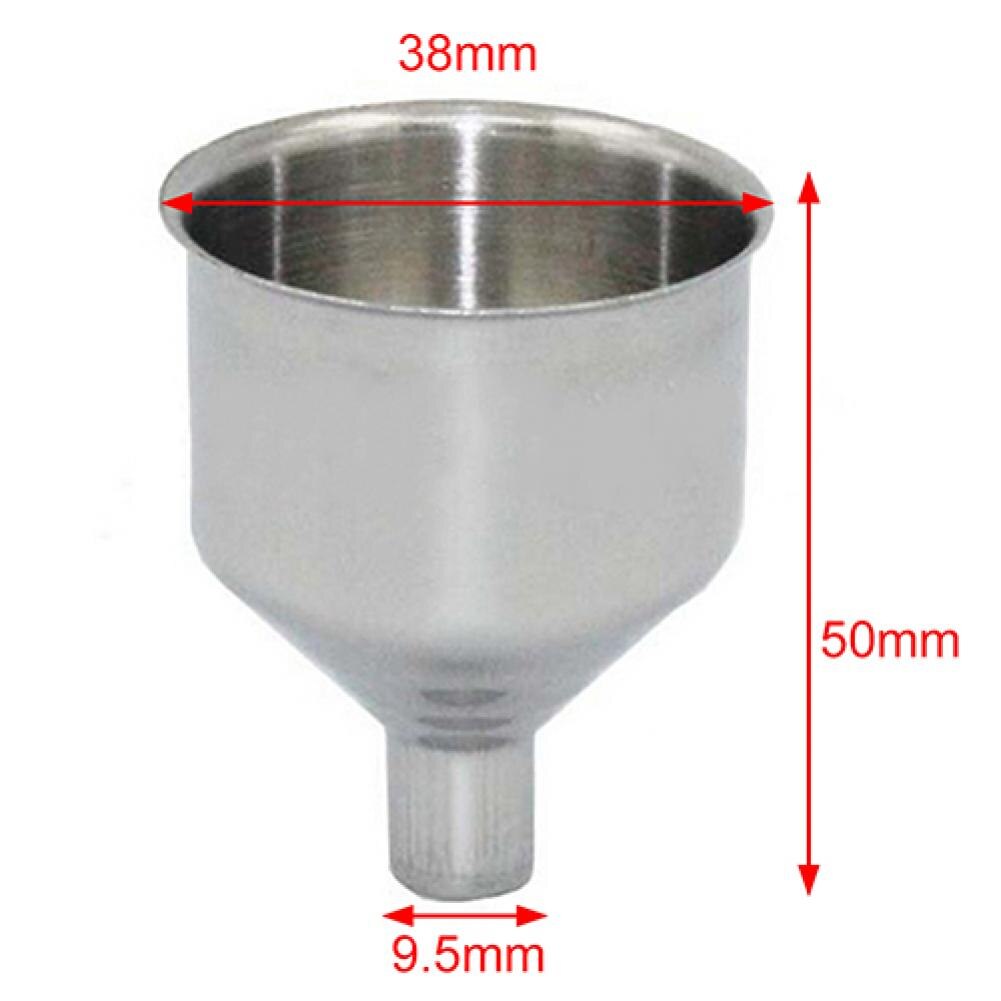 Embudo de acero inoxidable de boca ancha para aceite de cocina, herramienta de cocina para enlatar, Original