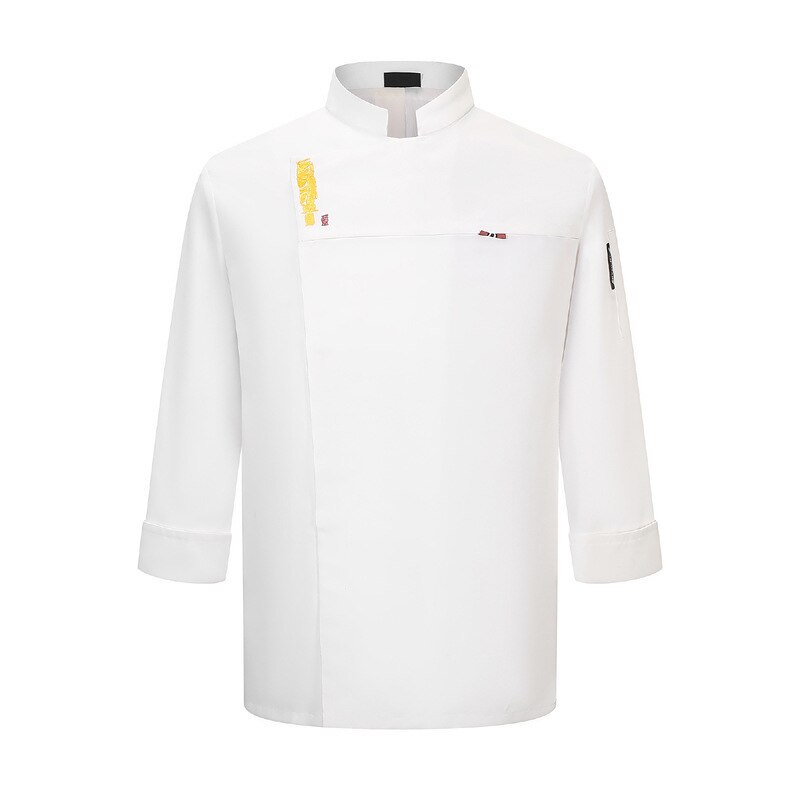 Kookkleding uniform restaurant heren lange mouw keuken werkkleding na het bakken catering hotel restaurant aangepaste kleding