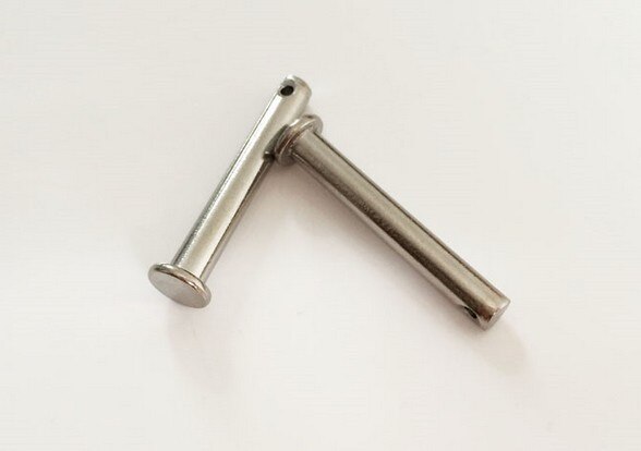 20pcs/lot6X12/16/20/25/30/35/40/45/50/55/60/70/80stainless steel 304 flat button head pins with hole clevis pin330